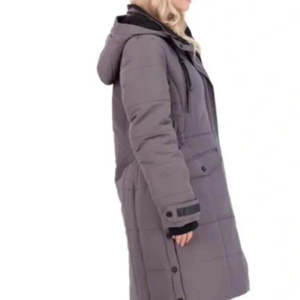 Lucky Brand Puffer Hooded Jacket NWT L